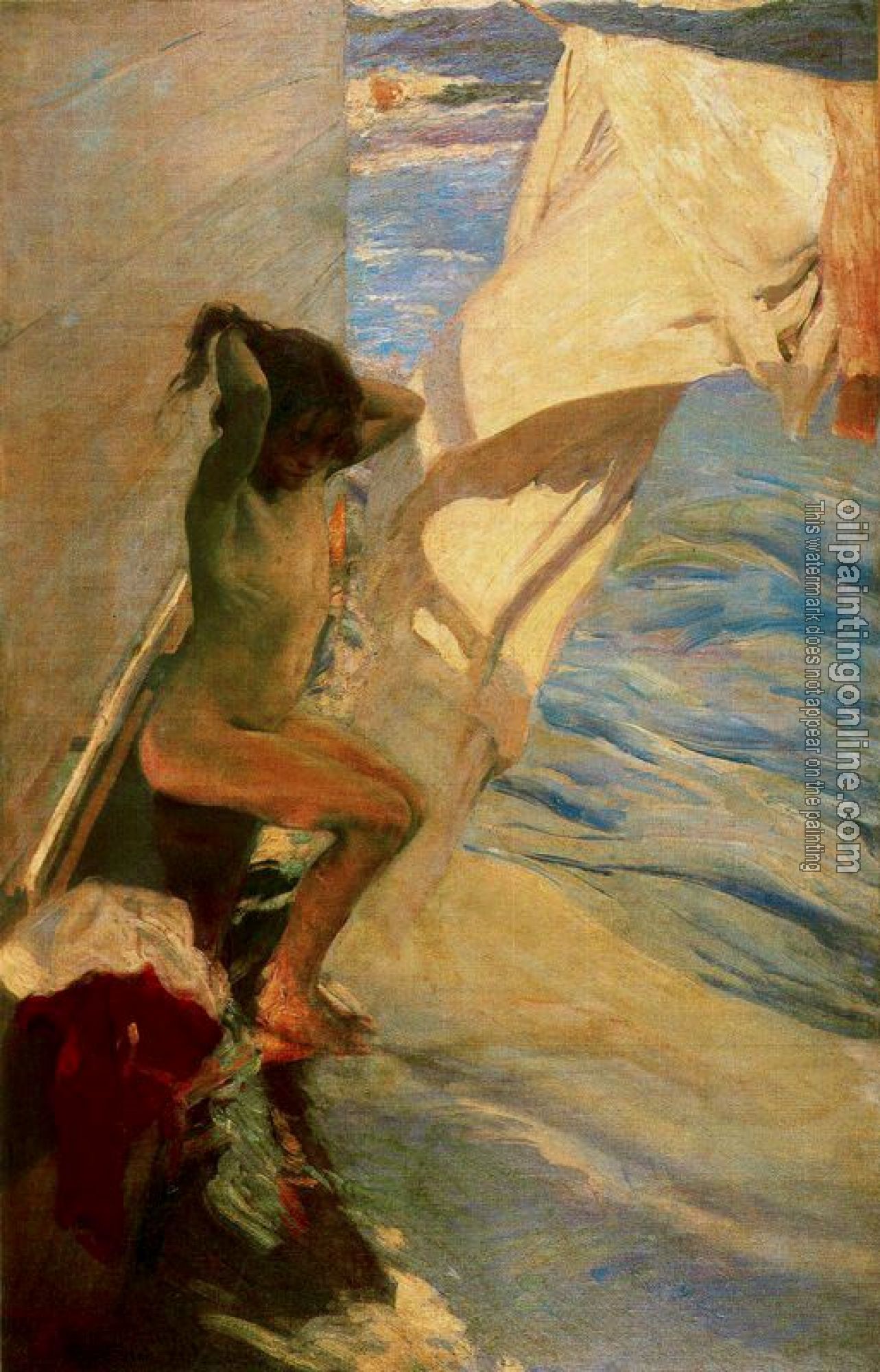 Joaquin Sorolla y Bastida - Antes del bano II